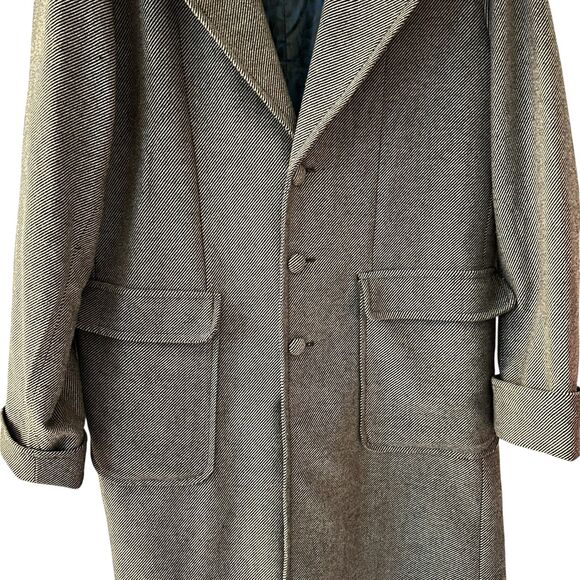 The Crimes of Grindelwald Fantastic Beasts Unisex Grey Wool Blend Pea Coat XL - Picture 5 of 7